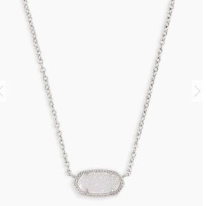 White and silver kendra scott